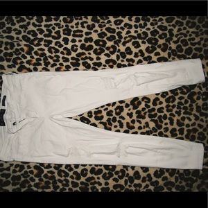 Hollister White Ripped Jeans
